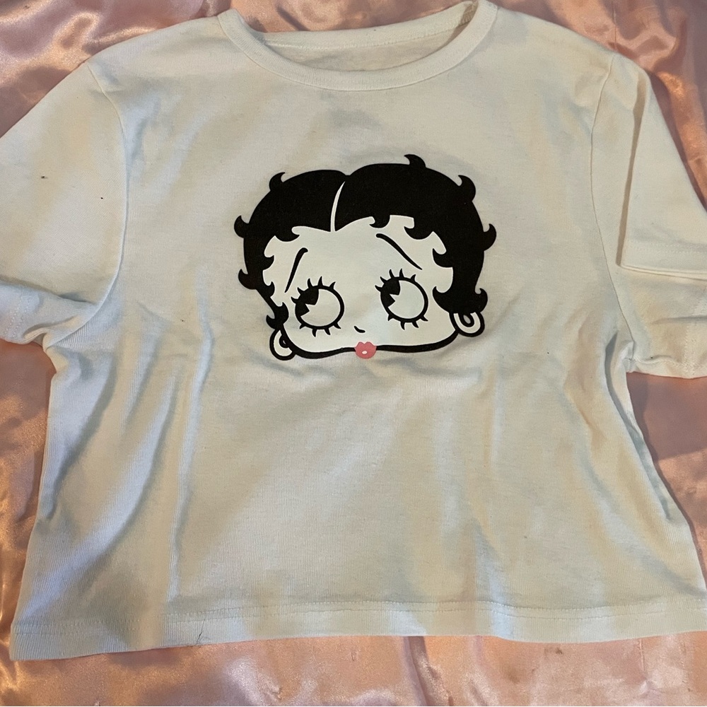 Betty Boop Y2K baby top